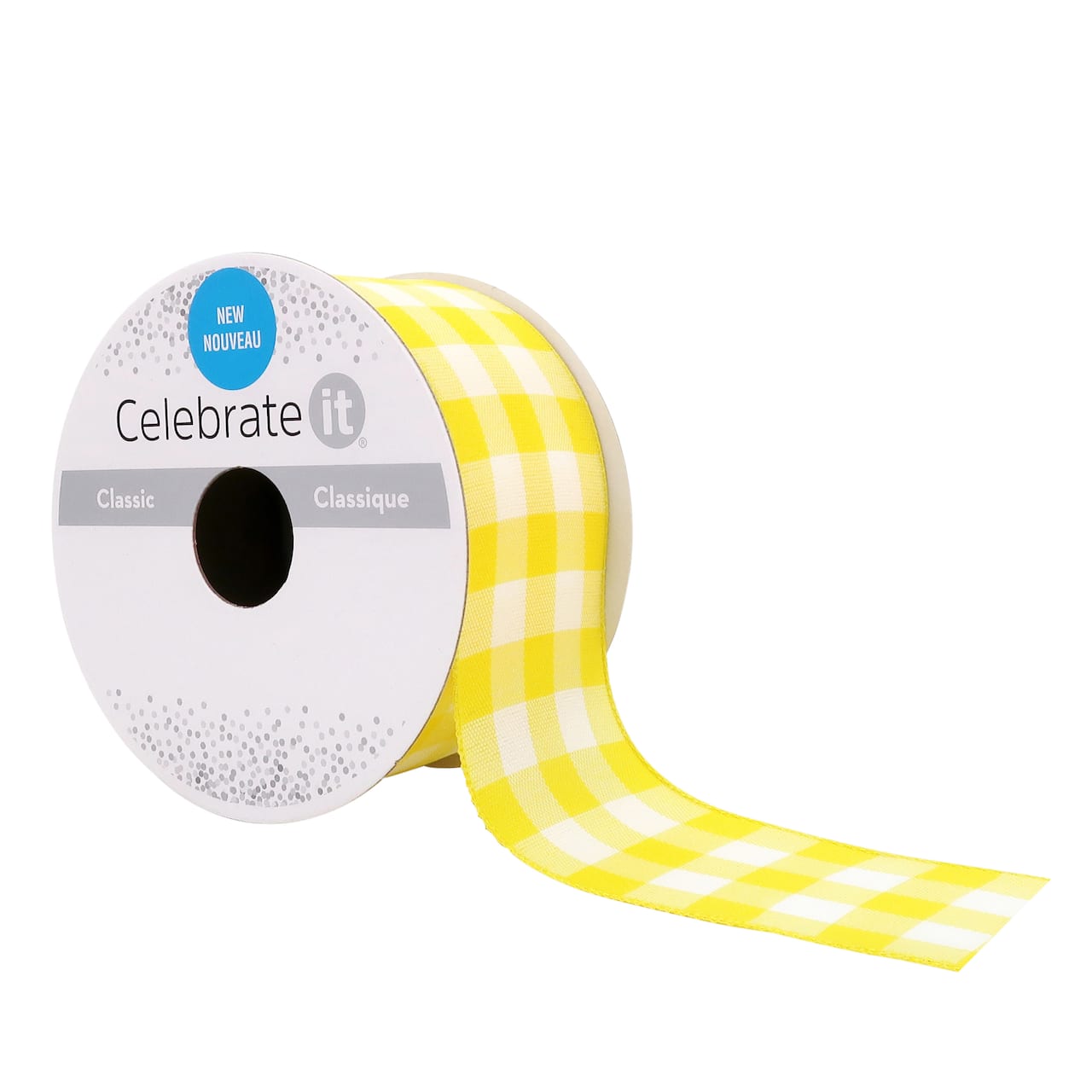 12 Pack: 1.5" x 3yd. Wired Checkered Ribbon by Celebrate It®